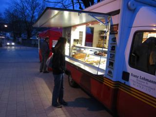 Abendstimmung auf dem Wochenmarkt