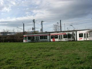 Strassenbahn auf der Wendeschleife