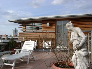 Dachterrasse in der Ida-Kerkovius-Strasse