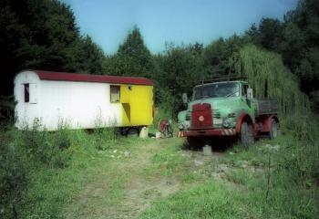 Hanomag und Bauwagen