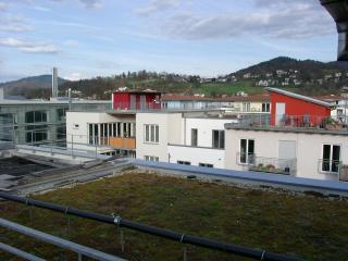 Blick über die Dächer Walter-Gropius-Strasse