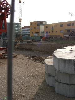 Baustelle in der Clara-Immerwahr-Strasse