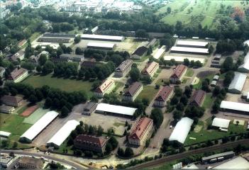Luftbild Kaserne von Norden