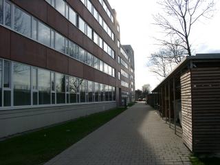 Eingang zum Wohnheim