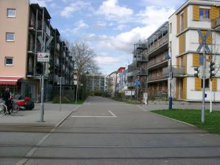 Kurt-Tucholsky-Strasse Blick nach Norden