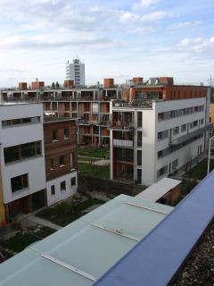 Blick von oben auf BG
